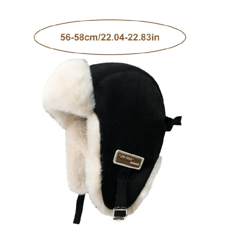 Vintage Trapper Hat Warm Plush Ear Flap Hat for Women and Girl Winter Daily Use