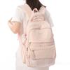 Casual Large Capacity Lightweight Patchwork Backpack for Girls Student School Bag Leisure College Style Double Shoulder Bag