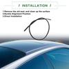 Motoforti Roof Ceiling Strip Weatherstrip Roof Trim Sunroof Seal for Toyota Yaris Hatchback 2006-2011