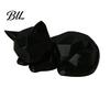Smooth Surface Cat Model 3D Printed Sleeping Figurines, Geometric Statue, Minimalist Cute Fine Craftsmanship Figurine Art Crafts Decoration