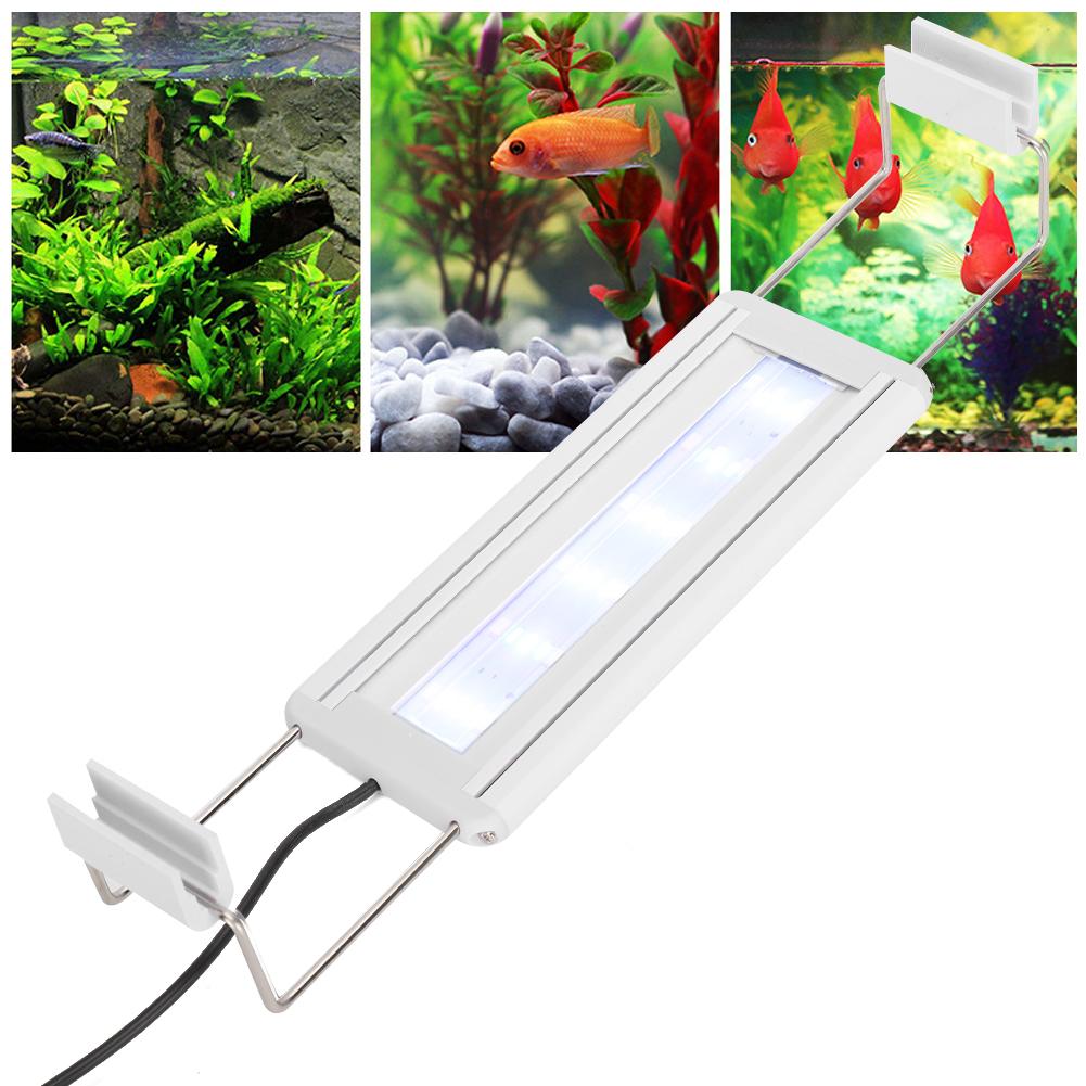 GX K200 ABS Plast Enkelt Utsøkt Akvarium LED Brakettlys Akvarium Vannplanter Klemme På Lampe
