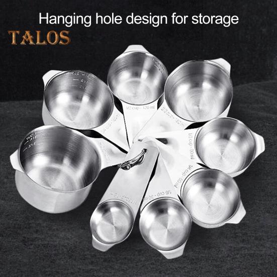 30/60/80/120/160/180/240ML Κουτάλι μέτρησης ακριβείς μετρήσεις από ανοξείδωτο ατσάλι Σετ μεζούρα για μαγείρεμα