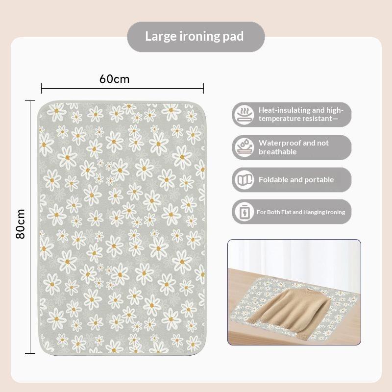 1Pcs Heat Resistant Laundry Pad Ironing Mat Portable Thickened Laundry Pad Washer Dryer Clothes Protect Ironing Board