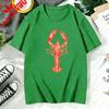 Lobster Graphic Printed Tshirt Lobster Lover Gift Shirt Unisex Unisex Cotton Short Sleeve Casual Fashion Summer Short Sleeve