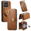 For Xiaomi 15T 14T 13T 14 Pro 5G 2In1 Detachable Leather Zipper Wallet Cover For Xiaomi 17 Phone Case Mi 13T 14T 15T 15 Cover