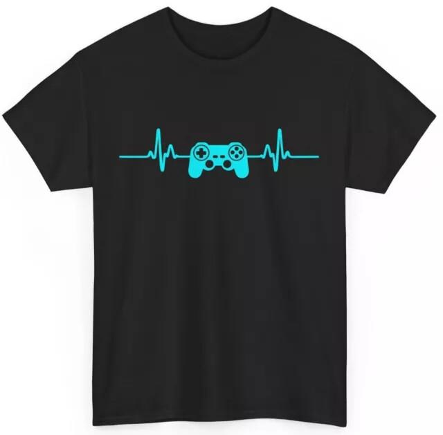 Gamer Shirt Heartbeat Video Game Controller Shirt Video Games Lovers Shirt