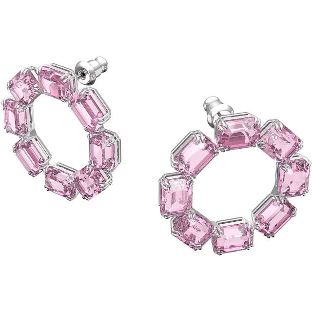 Voguish Fashionable Trend Women 'S Jewelry Colorful Crystal Stone Necklaces Shiny Rings Big EarringsFashion Necklaces