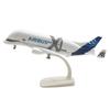 20Cm White Whale Transport Aircraft A300-600 Beluga Airlines Model Aircraft Transport Beluga Alloy Casting Airplane Toy Model