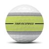 TAYLORMADE GOLF TM26 TourResp StripeYLW GLB Dz Tour Response Stripe Yellow Golf Ball 2026 Model White/Yellow