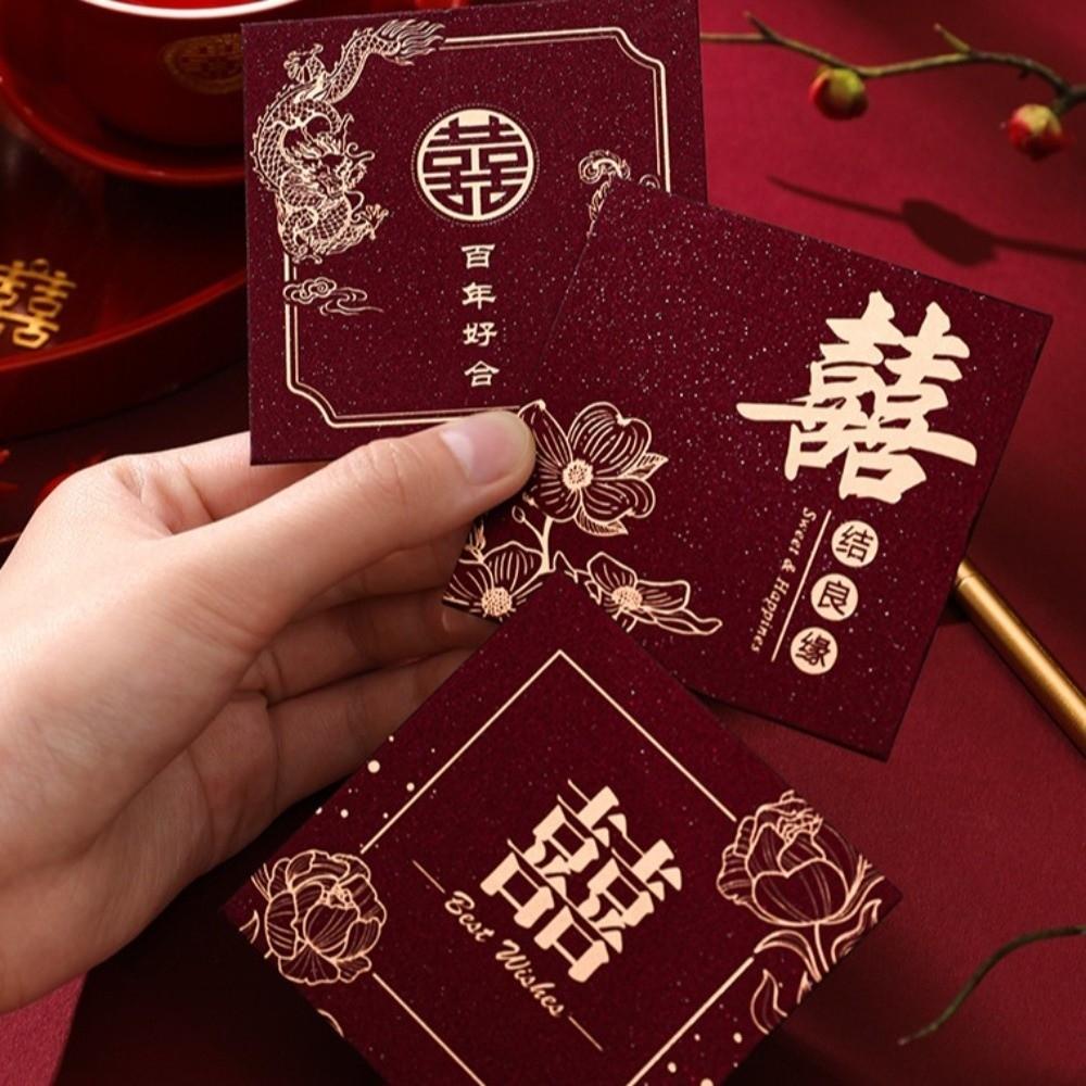 Chinese Horse Year Mini New Year Red Envelope Hot Gold Lucky Red Bag Wedding