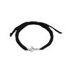 Creative Cross Bracelet Colored String Couple Hand Ring Minority Adjustable Charm Bracelet  Gifts
