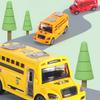 Model Bus School Toy Inertia Pull Back Mini Racing Car Children Educational Gift