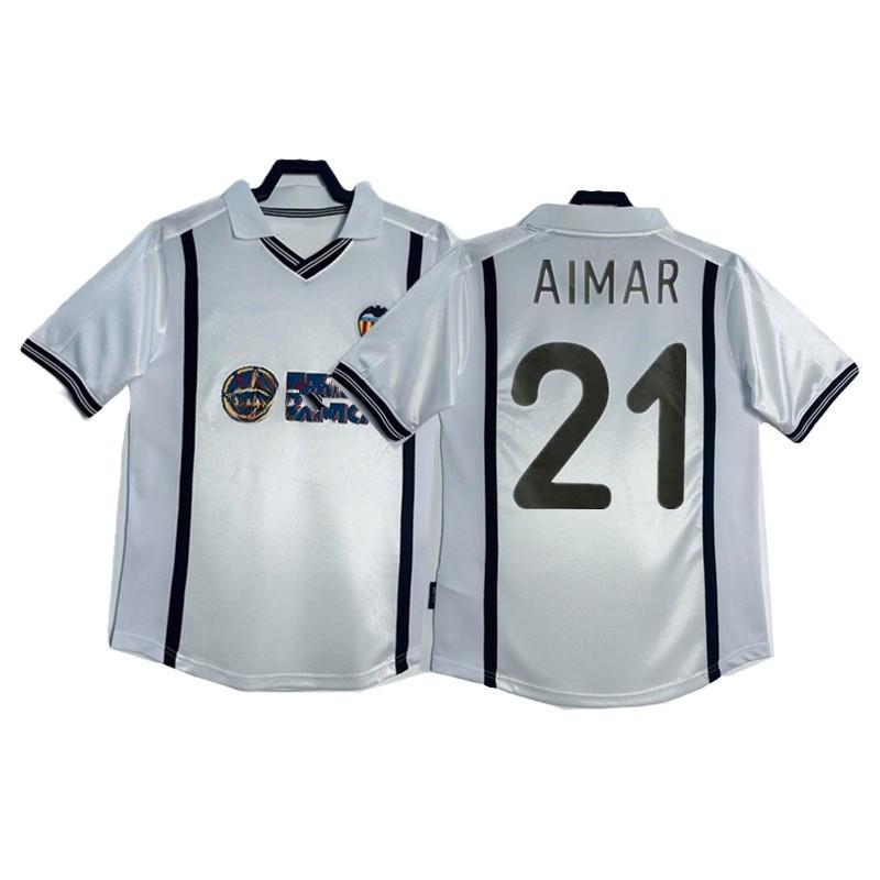Retro Valencia 00-01 Football Jersey Short Sleeve Match Training