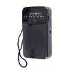 Portable AM FM Radio Black Color Headset Pluggable Built in Loud Speaker AM FM Transistor Radio