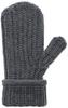 Anya Hindmarch Eyes Mittens In Soft Wool Charcoal [Used]