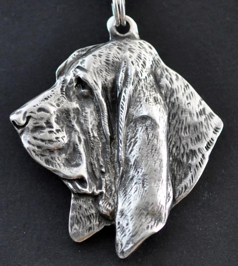Basset Hound I – Dog Necklace In Gift Box, Silver-plated Locket for Dog Fan | Art-Dog