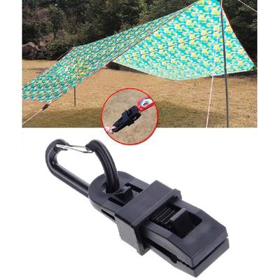 Reusable Tent Snaps Clamps Nylon Heavy Duty Lock Grip Tent Tarp Clips with Thumb Screw Tent Tarpaulin Clamps 4Pcs
