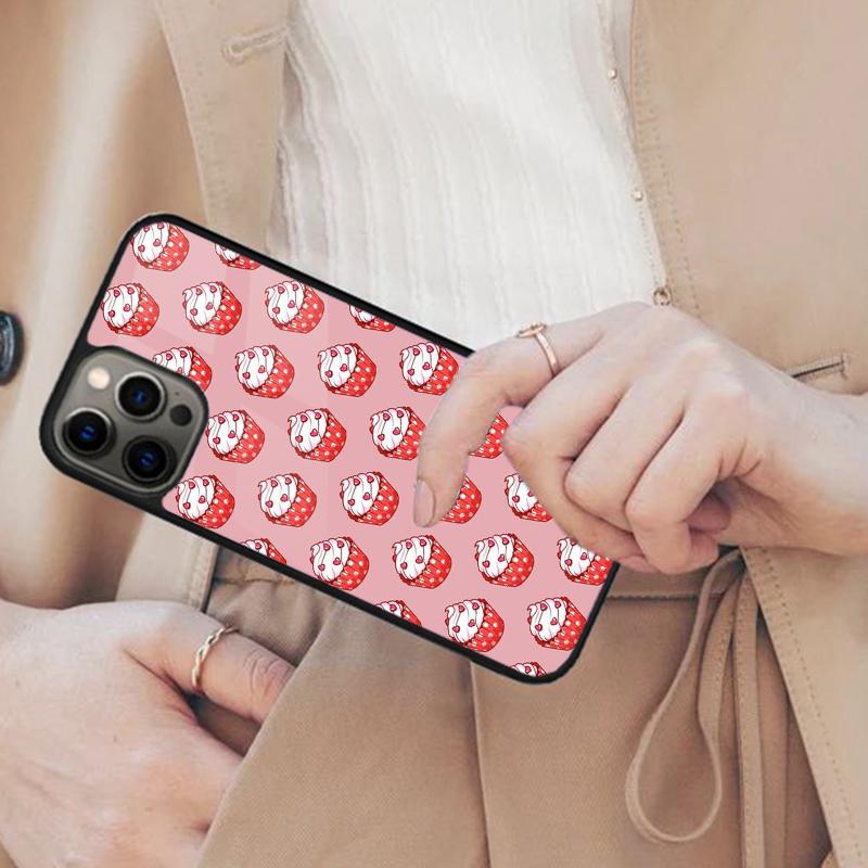 

Cupcake Cartoon Pattern Magnetic Phone Case For APPLE iPhone 17 Air 16 14 13 12 Pro Max 15 Plus Wireless Charge MagSafe Cover iPhone 14
