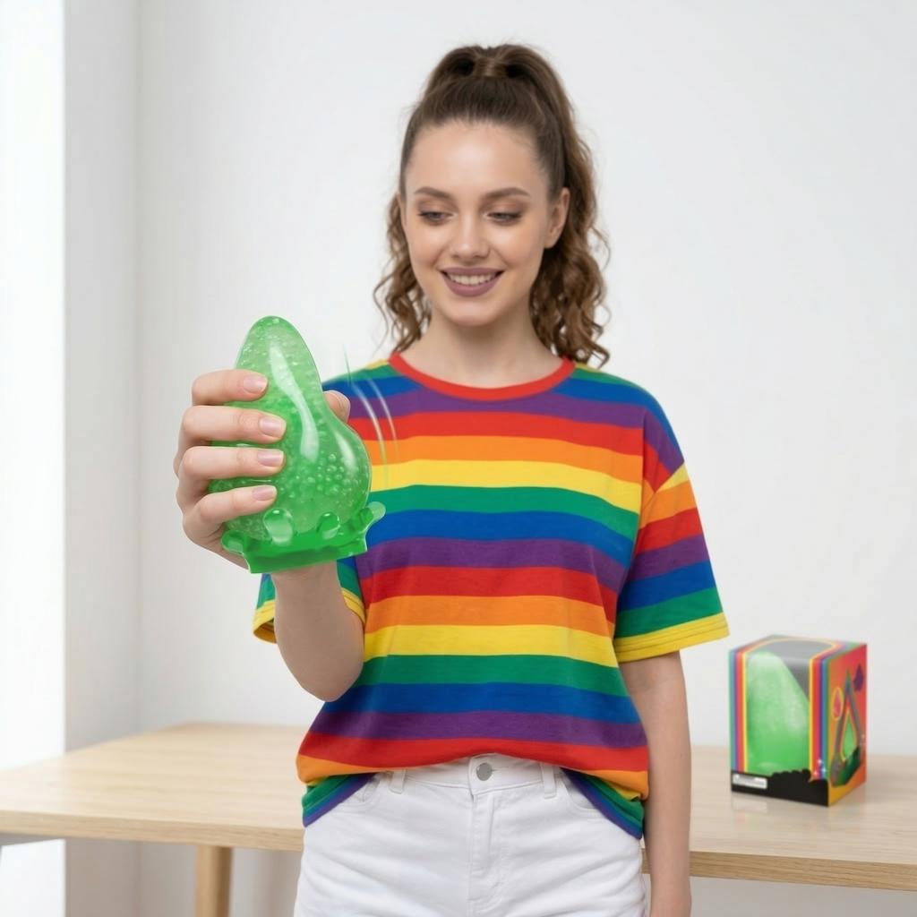 The Dreamy Water Drop Is A Magical, Smooth, Sensory Toy With A Satisfying Feel And Shiny Stuffing.