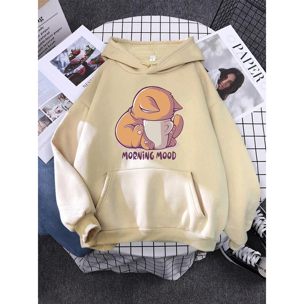 Fashion Versatile Women's Printed Hoodie Casual Sweatshirt Daily Comfort Hoodies Sweatshirts Women’s