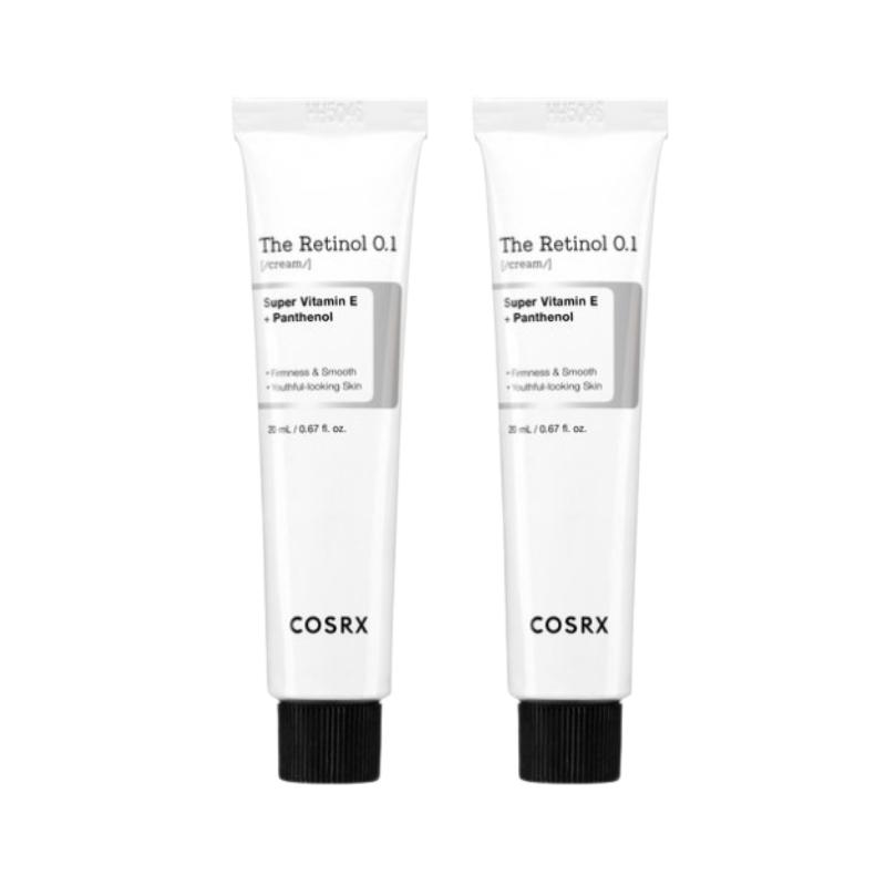 COSRX Die Retinol 0.1 Creme 20ml – 0,1% Reine Retinol-Behandlung, Straffende & Glättende Creme, Elastizitätsunterstützung, Feuchtigkeitsspendende Retinol-Feuchtigkeitscreme