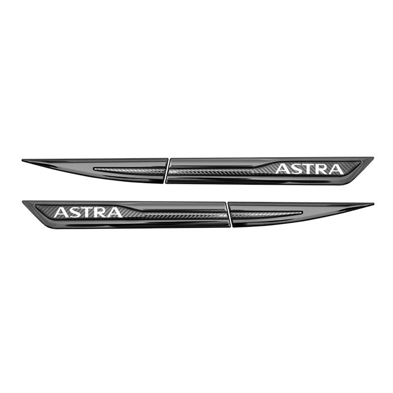 Car Side Fender Knife Protective Metal Stickers for Opel Astra G H J K F Emblem Fender Decals Body Exterior Accessories