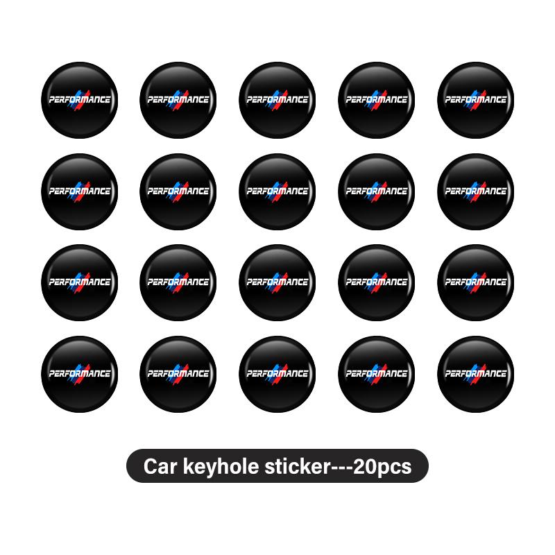 Para BMW Estilo de Coche Cerradura Ojo de Llave Pegatinas Antibloqueo Decoración Accesorio G30 G20 M3 M5 E91 E92 E93 E36 E70 X3 X4 X5 X1 E39