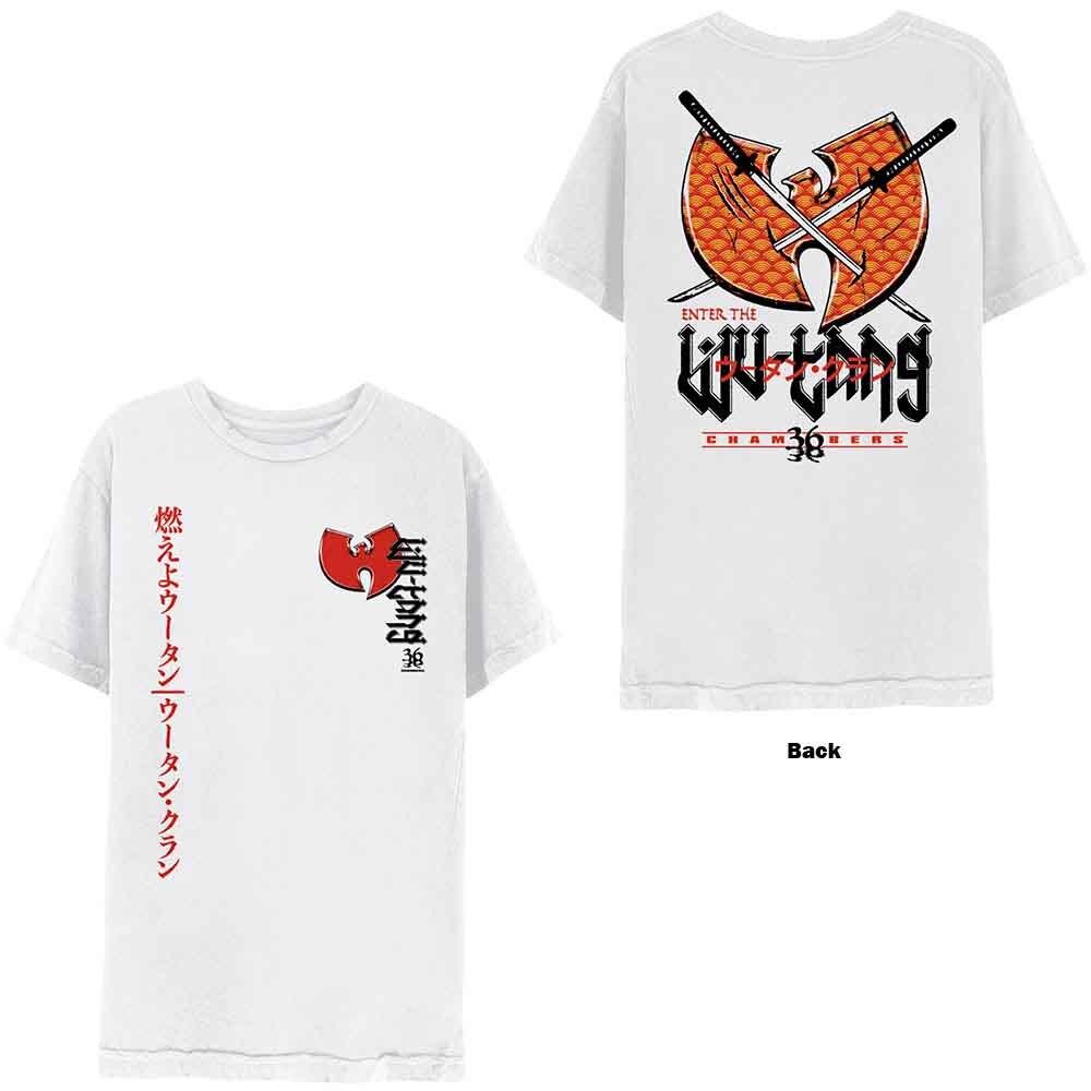 Wu-Tang Clan Swords Men T-Shirt White M, 100% Cotton, Regular S