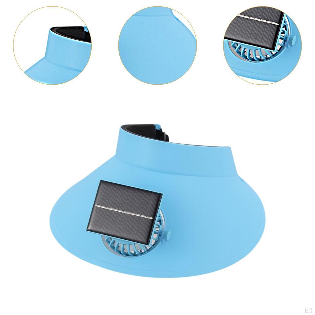 Adjustable Sun Protection Hat with Fan for Hiking And Summer Adventures