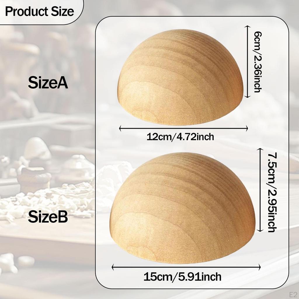 DIY Half Circle Wooden Ball for Stair Handrail And Decorative Projects