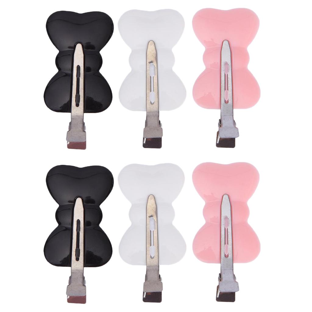 6Pcs Hair Clips Salon Hairdressing Clamps Styling Tools