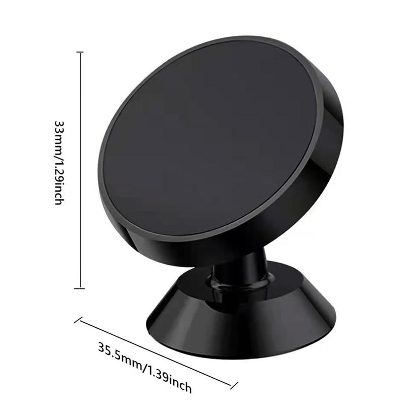 Magnetic Car Phone Holder 360 Degree Rotation Mobile Phone Magnetic Bracket Multifunctional Adsorption Type Cell Phone Support