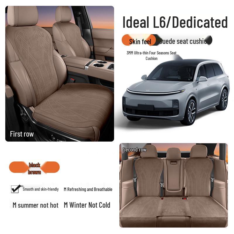 "Universal L6 L7 Car Seat Cushion: All-Season, Breathable, Perforated Full Coverage Seat Cover”