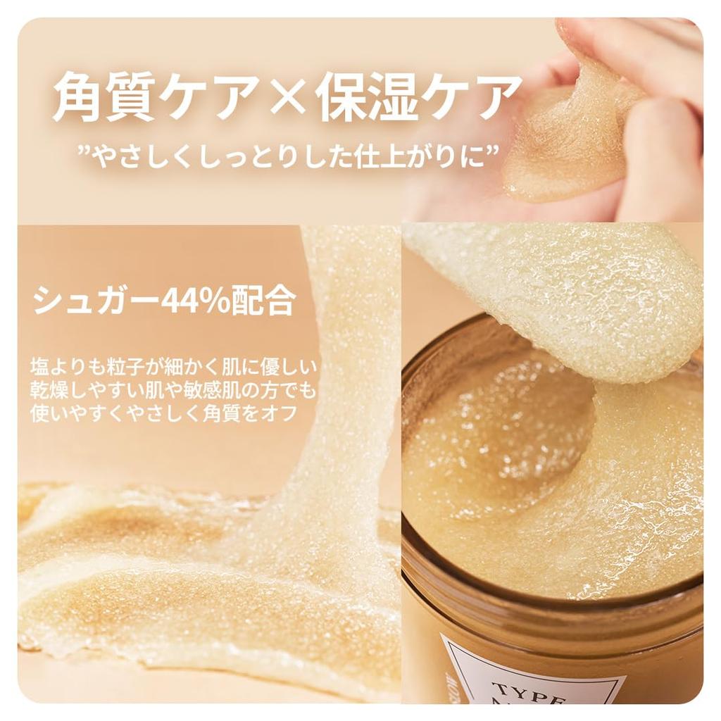 Type Body Scrub 60 SLOW DOWN Seoul Korean A refreshing soapy scent with the sweetness of vanilla and a subtle Hydrating scrub for sensitive