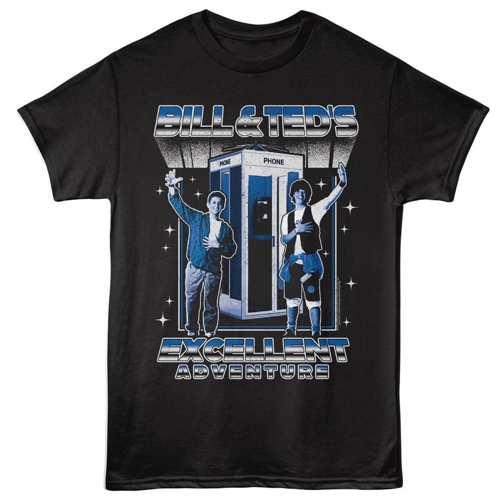 

Bill & Ted s Excellent Adventure Movie Phone Booth Men s T shirt S