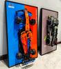 Sungvool Display Wallboard for Lego 42141 F1 Technic McLaren Formula 1 Racing Decorative Paintings for Display Wallboard for Lego Model Display