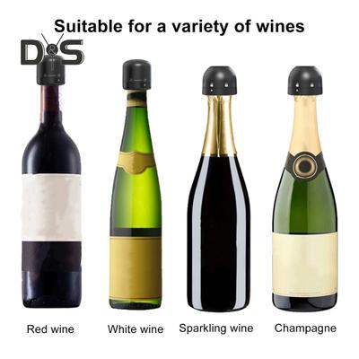 Wine Bottle Stopper with Twist Lock Reusable Leakproof Wine Beer Champagne Sealer Freshness Preservation Bottle Stopper for Wine Lovers