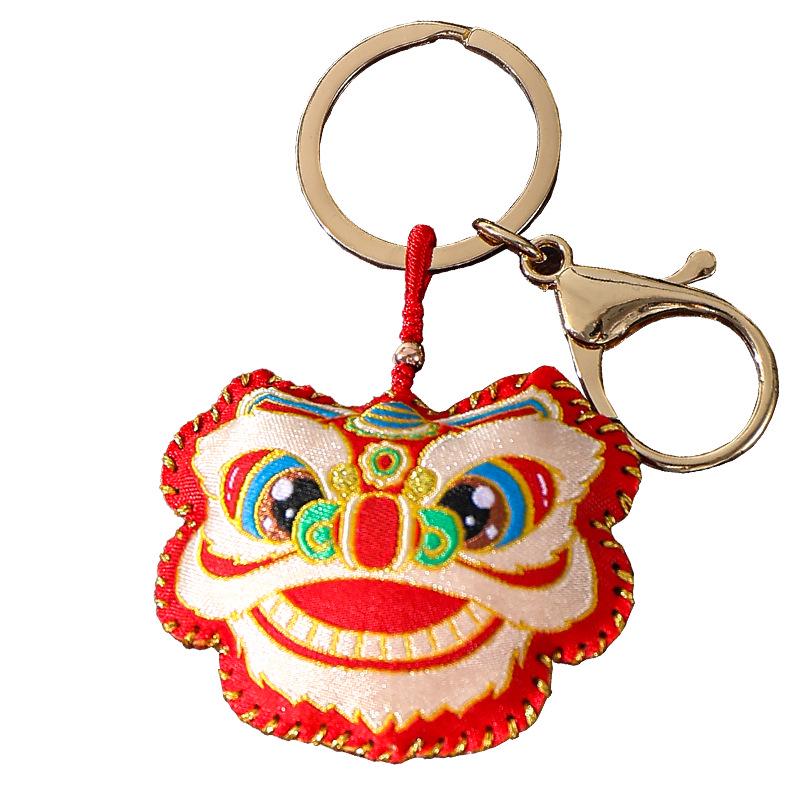 Chinese New Year Blessing Keychain Souvenir Pendant