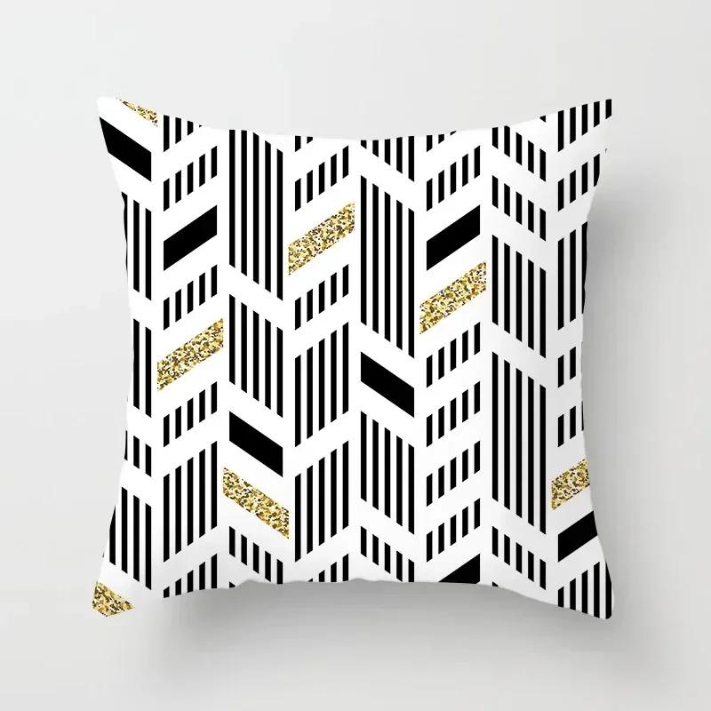 45*45cm Geometric Pillow Cover Abstract Pillow Case Throw Pillows for Living Room Sofa Home Decor Car Seat Pillowslip Hotel
