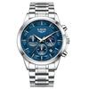 LIGE Business Watches Mens Top Brand Luxury Quartz Wristwatch 3Bar Waterproof Chronograph Luminous Watch for Gentleman Gift+Box