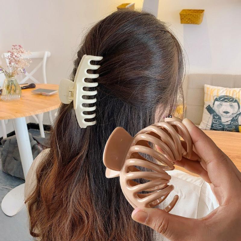 New Silicone Material Hair Claw Clip Crab Barrette Girls Ponytail Hair Claws Bath Clip Fashion Hair Accessories Headwear