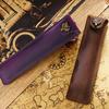 2026 Cowhide Pencil Case Creative Personality Retro Crazy Horse Leather Pen Cover Gift Pen Leather Cover