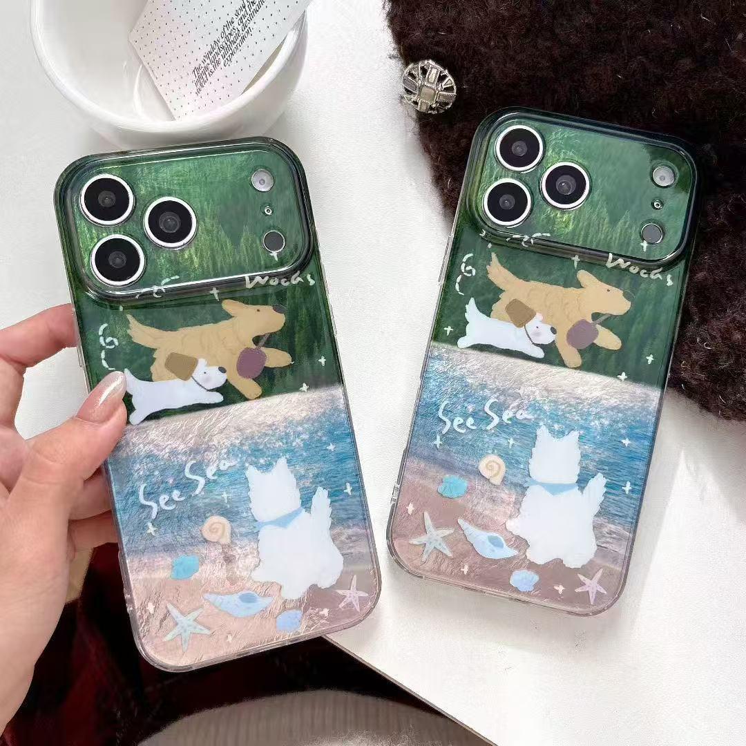 

Cartoon Puppy Protective Case for Apple 14-17 Pro Max Iphone 15 Pro Max