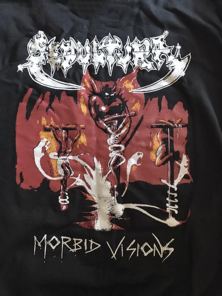 Sepultura morbid visions shirt Special Black Shirt S-4XL NG1631 Unisex T-Shirt XL