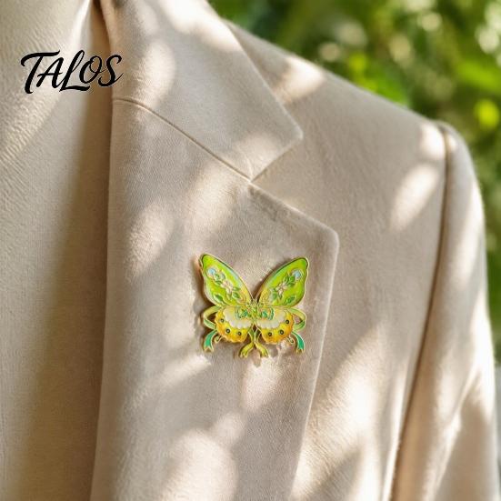 Shirts Decorative Pin Chinese Style Paper Kite Brooch, Enamel Butterfly Goldfish Swallow Badge Badge, for Clothing Scarves and Bags Durable Metal