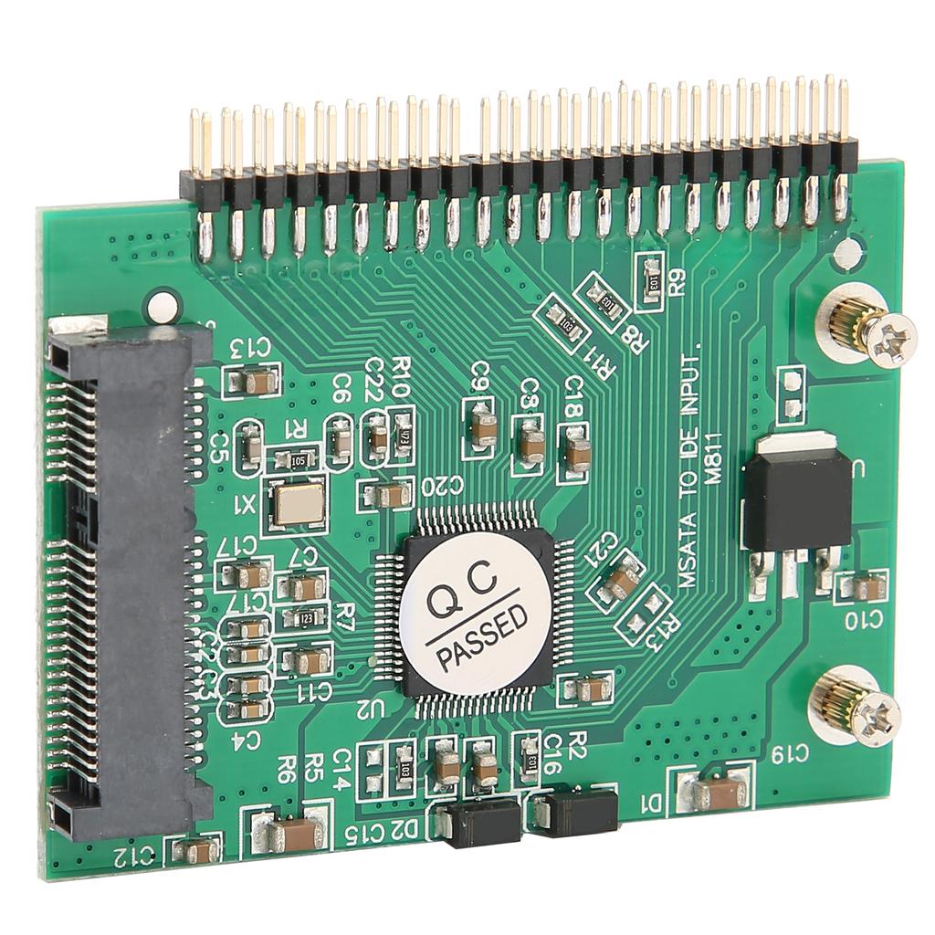 Adapter Card Mini PCIE MSATA SSD to 44 Pin IDE Hard Disk Converter Reader Computer Accessories