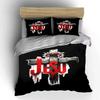 "Jesus Cross Black Bedding Set" Bedding Duvet Cover Set Duvet Cover Pillowcases  (1 * Duvet Cover 2 * Pillowcases, Without Duvet Insert)