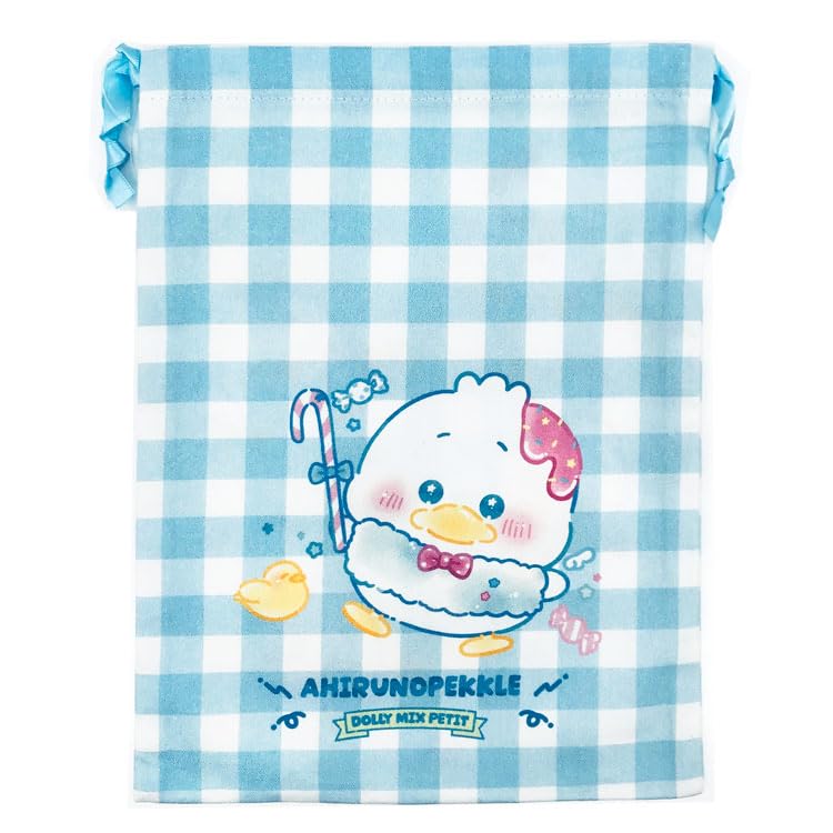 Pekkle the Duck & Kerokerokeroppi X Dolly Mix Petit Pekkle the Duck Drawstring Bag