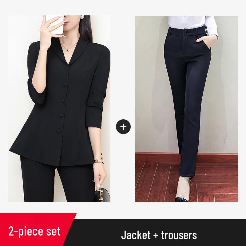 1210 High-End Women's Plus Size Slimming Suit – Long-Sleeved Top for Spring/Autumn