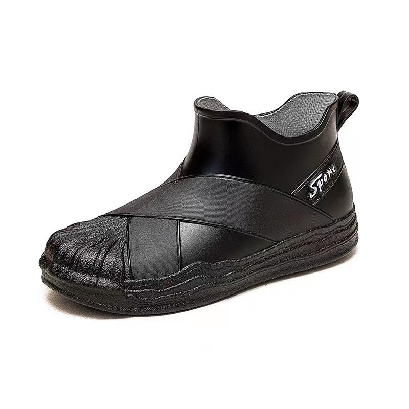 Women's New Fashion Waterproof Short Tube Adult Non-slip Rubber Shoes
